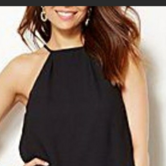 Black Jumpsuit with Lace Back - Picture 3 of 3